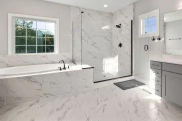 bathroom tile installation